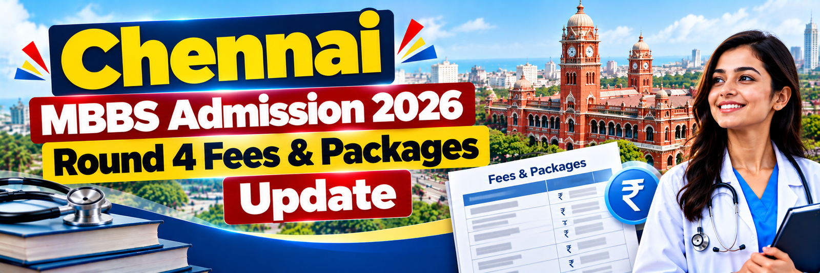 Chennai MBBS Admission 2026: 4th Round Fees Update